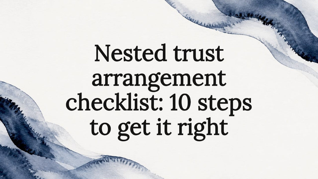 Decorative editorial frame for blog title